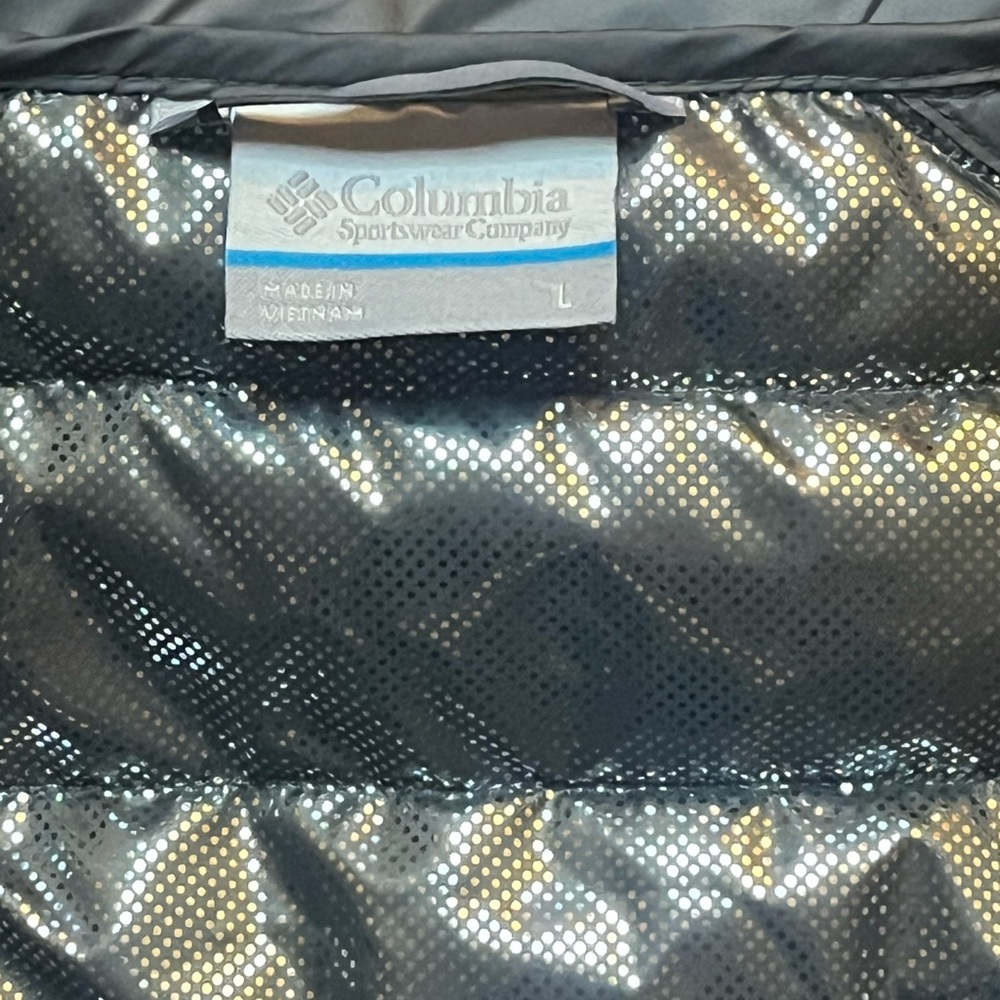 🌟SOLD🌟Columbia White Out Men’s Large Jacket Omni-Heat Thermal Reflective Lining - Picture 5 of 9